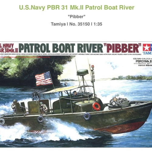 U.S.Navy PBR 31 Mk.II Patrol Boat River model kit new