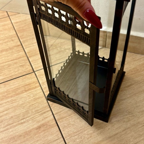 Bronze Floor Lantern like new