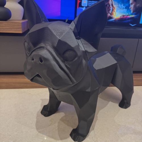French Bulldog Decorative Statue used, modern design