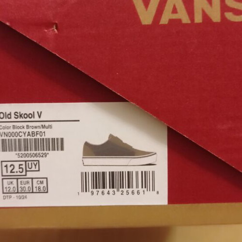 Vans children's shoes size 30, brown