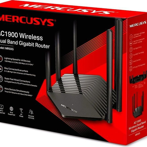 Mercusys MR50G AC1900 Wireless Dual Band Gigabit Router like new