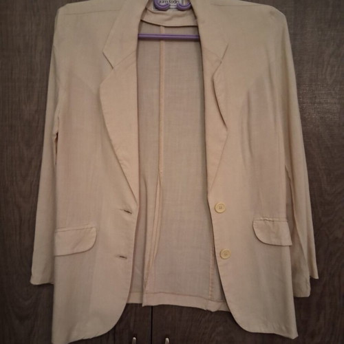 Linen suit Gianni Rodini like new, beige, size S