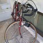 Ποδήλατο γυναικείο Motobecane Vintage μεταχειρισμένο, 27 ιντσών, κόκκινο, με ταχύτητες Suntour