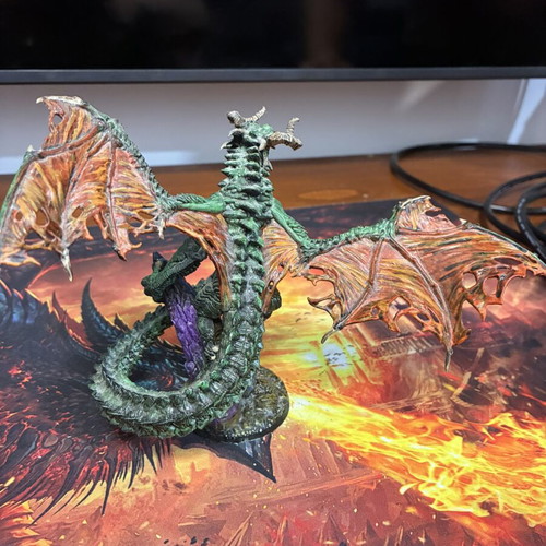 Dungeons & Lasers Draculus The Cunning figure like new, hand-painted