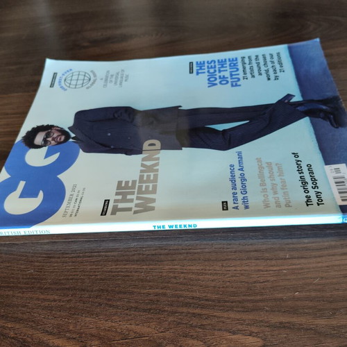GQ Magazine British Edition September 2021 The Weeknd Cover
