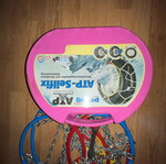 Snow chains used for multiple rims