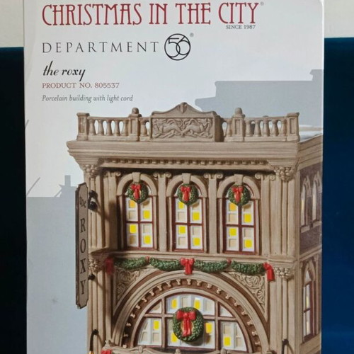 Department 56 The Roxy from Christmas in The City like new
