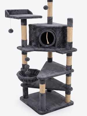 Cat scratching post used, height 1.80m
