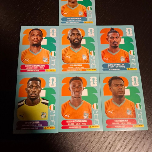 Côte d'Ivoire Players FIFA World Cup 2026 Stickers new