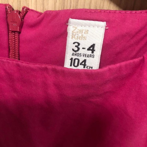 Zara girls' 4-piece set like new, 3-4 years, pink