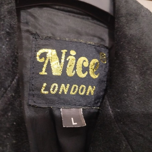 Vintage Nice London jacket with fringes black size L used