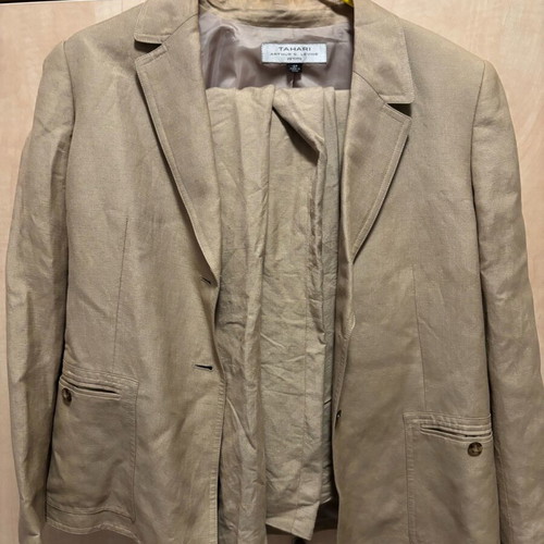 Women's beige suit set like new