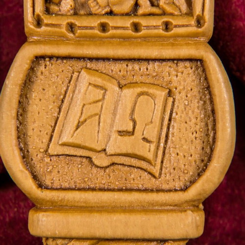Blessing Cross made of wax, mastic and incense