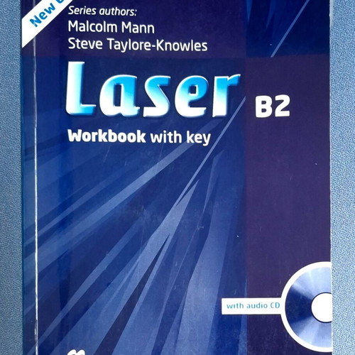 Laser B2 Workbook with key & Audio CD like new (New Edition)