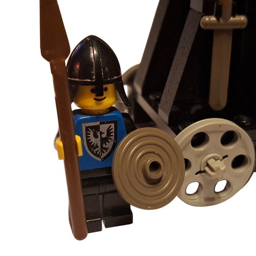 Vintage Lego 6030 Falcon Knights Set with Catapult used, complete with instructions