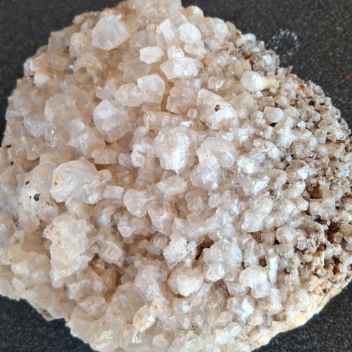 Calcite crystal from Lavrion mines on ankerite base