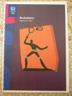 Badminton explanatory book Athens 2004 Olympic Games like new
