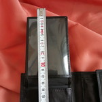 Camel leather black wallet new