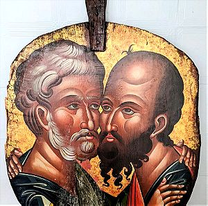 Όμορφη εικόνα οι Άγιοι Απόστολοι ο Πέτρος και ο Παύλος!