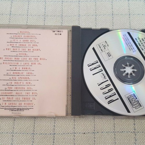 Peggy Lee The Best Of Peggy Lee "The Capitol Years" CD used, jazz