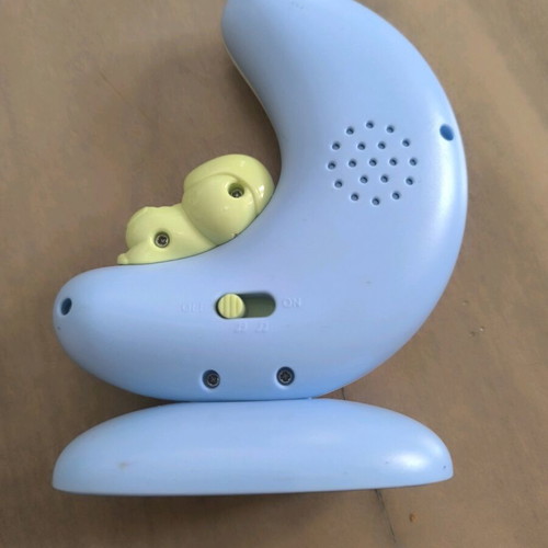 Musical light-up moon like new with lullabies and gift airplane