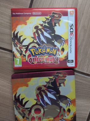 Omega Ruby Nintendo 3DS game like new with steelbook