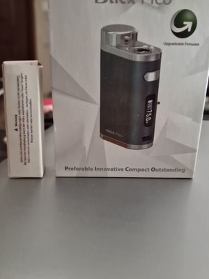 Eleaf iStick Pico 75W TC Box Mod used, full black/silver