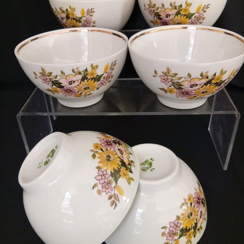 Vintage USSR set of 6 food bowls