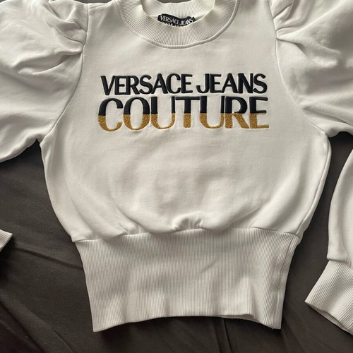 Versace Jeans Couture sweatshirt with puffed sleeves, like new, XS