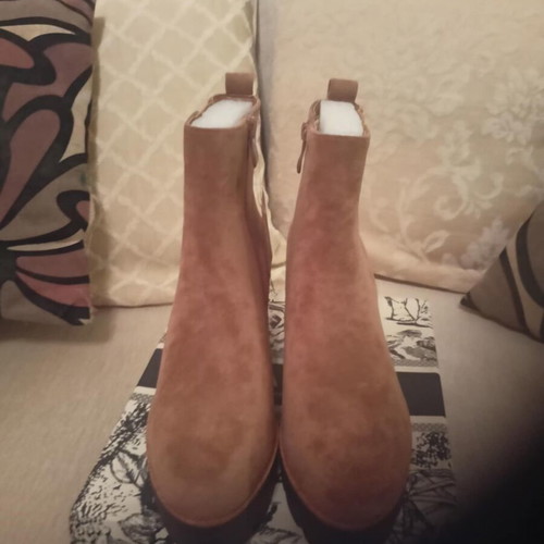 Women's shoes camel ankle boots size 39 Alta Moda new