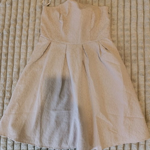 Mini dress Vila new, gray and beige, size M 38 10