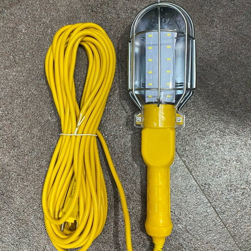 Mechanical work light with LED and 10-meter cable new