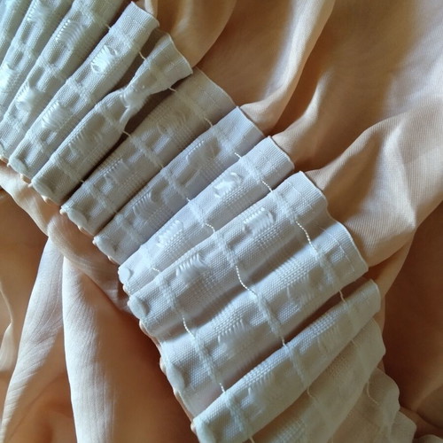 Curtain lamé Balou 2.15x1.50 m, like new, champagne color
