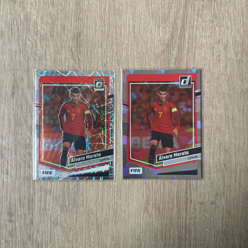 Alvaro Morata Spain Panini Cubic & Optic Donruss 2023-2024 new