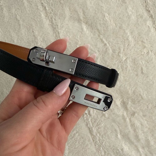 Belt new adjustable black and yellow Elta courier