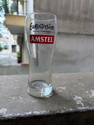 Amstel Eurovision 2006 Collectible Glass new