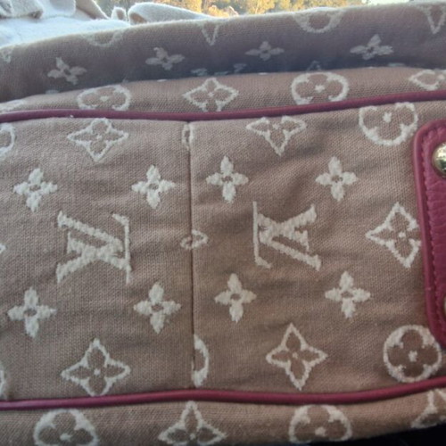 Louis Vuitton Limited Edition Monogram Sabbia Cabas MM bag like new, beige pink