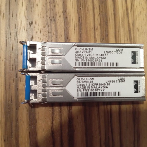 Cisco JLC-LH-SM used, 2 pieces