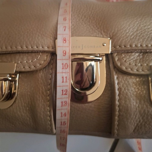 Jasper Conran beige leather handbag like new