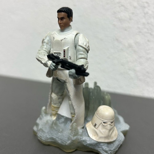 Star Wars Snowtrooper action figure used with base