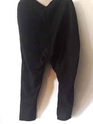 LaRedoute black pants 4XL like new, soft cotton, elastic waist