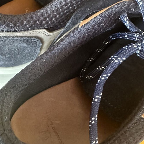 Massimo Dutti men's sneakers like new, real suede, blue and brown