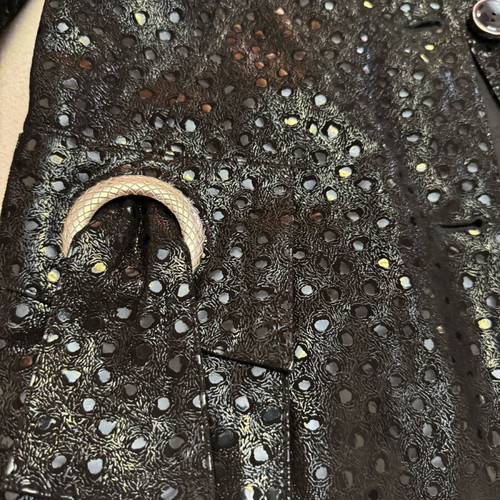 Leather jacket new, black, sizes M and L
