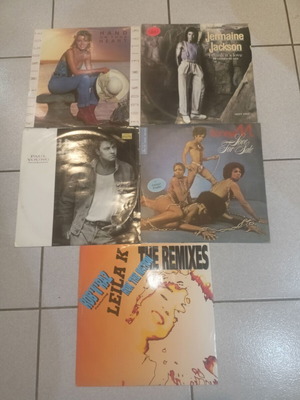 Pop και disco δίσκοι βινυλίου, πακέτο 5 από τις δεκαετίες '70-'90