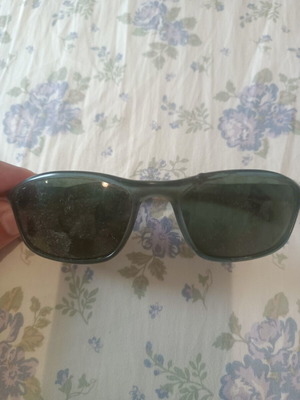 Ray Ban Cutters sunglasses used, green frame and lenses, 1990s