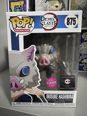 Demon Slayer Inosuke Flocked Funko Pop καινούργιο, αυθεντικό