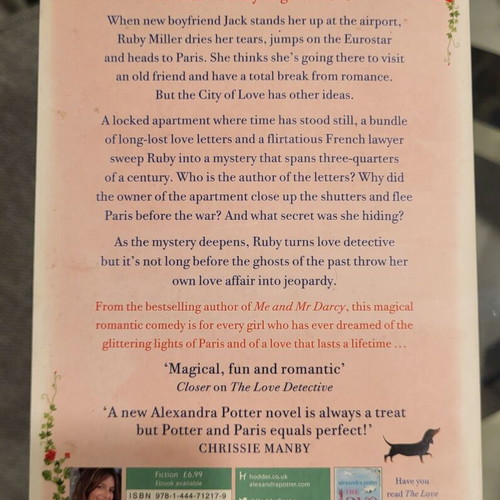 Love From Paris by Alexandra Potter like new, Greek language