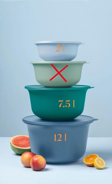 Σετ αλοχα νέα χρώματα!Tupperware