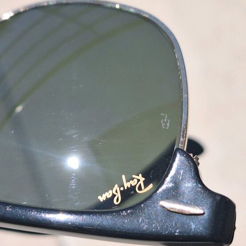Ray Ban Clubmaster sunglasses G15, made in USA, Bausch and Lomb