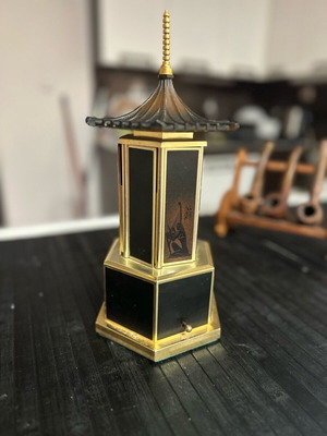 Vintage Japanese Pagoda Cigarette Case used